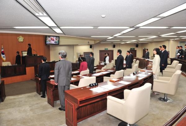 제194회 임시회 본회의장 모습 대표이미지