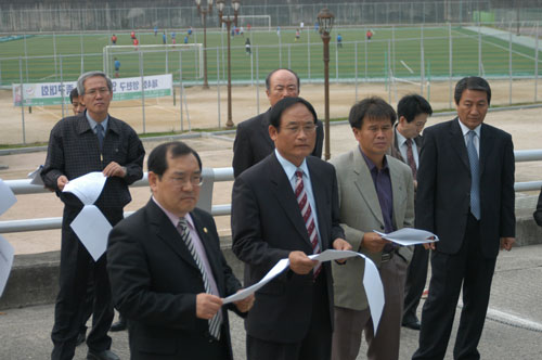 해누리축구장 현장실태 조사차 대표이미지