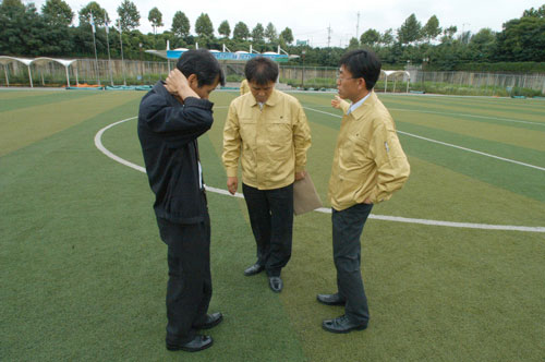해누리 축구장 수해현장을 찾아서 대표이미지