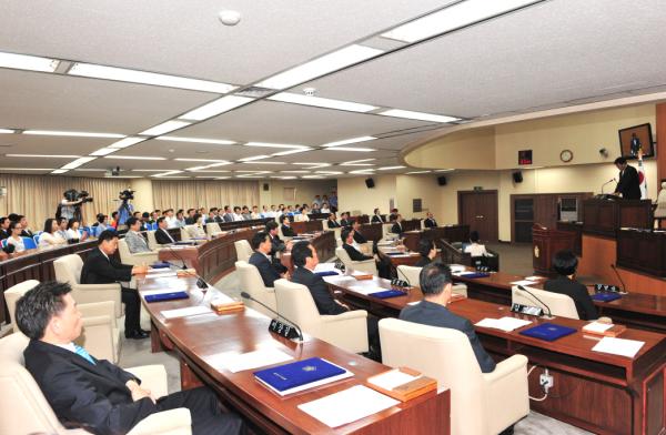 제6대 양천구의회 제191회 임시회 본회의장 모습 대표이미지