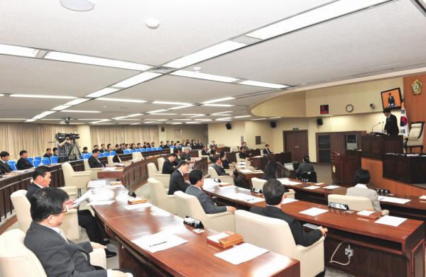 제198회 양천구의회 임시회 개회 모습 대표이미지