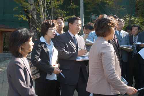 관내 주요개발지역 현장 방문 대표이미지