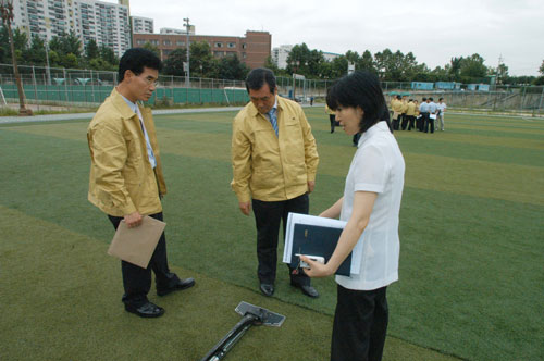 해누리 축구장 수해현장을 찾아서 대표이미지