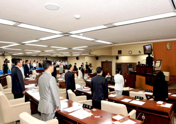 제201회 양천구의회 임시회 개회 대표이미지
