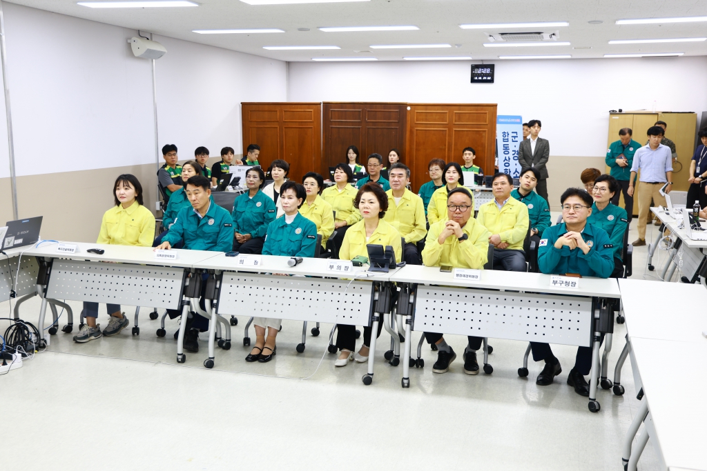 을지연습 훈련 관계자 위문 방문 이미지(1)