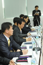 목5동 업무보고회 개회 모습 대표이미지