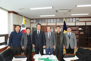 양천구 축구연합회 임원 방문 대표이미지