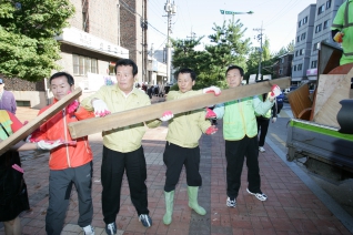 수해지역 자원봉사 참석 대표이미지