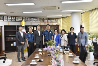 양천경찰서장 방문 대표이미지
