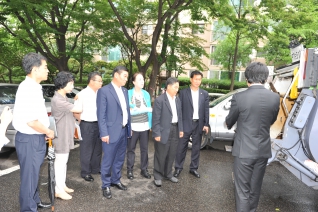 음식물쓰레기 처리 차량계근 현장 견학 대표이미지