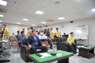 을지훈련 상황실 방문 대표이미지