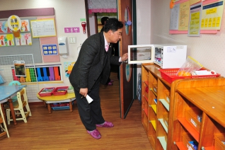 행정사무감사 현장방문 모습 대표이미지