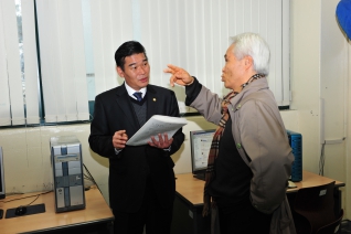 행정사무감사 현장방문 모습 대표이미지