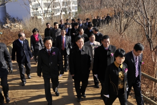 계남근린공원 생태통로 연결공사 준공식 모습 대표이미지