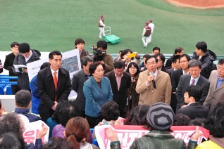 현장시장실 목동야구장 소음대책 현장 방문 대표이미지