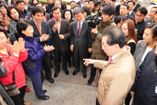 신월지하차도 공사현장 방문 대표이미지