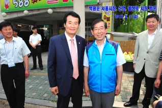 서울시장 신월동 침수지역 방문 대표이미지