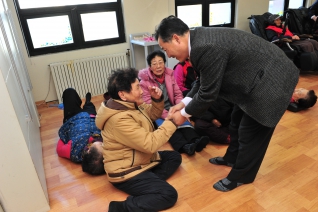 행정사무감사 현장방문 모습 대표이미지
