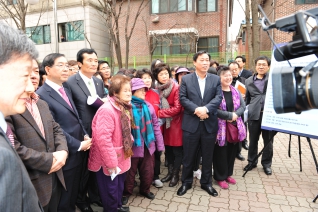 현장시장실 신월동 빗물저류유수지 현장방문 대표이미지