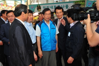 서울시장 신월동 침수지역 방문 대표이미지