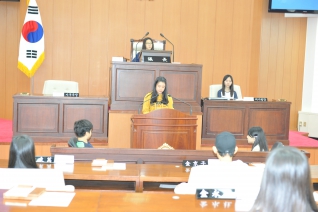 강신초등학교 모의의회 개최 대표이미지