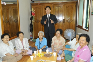 신정4동 제1구립경로당 방문 대표이미지