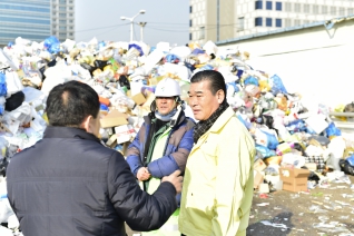 재활용선별장 현장방문 대표이미지