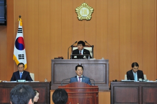 제193회 정례회 장영기의원 구정질문 모습 대표이미지