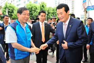 서울시장 신월동 침수지역 방문 대표이미지
