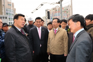 현장시장실 신월지하차도 현장방문 대표이미지