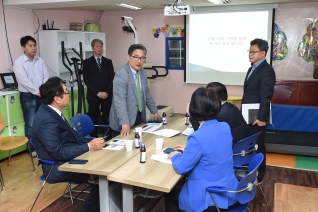 체조교실 회원 양천구 의회 방문 대표이미지