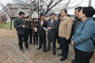 현장시장실 김포가압장 방문 대표이미지