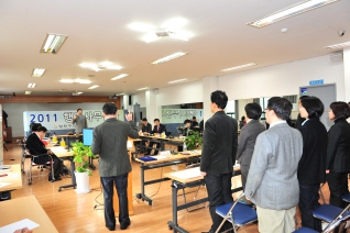2011년 행정재경위원회 행정사무감사 모습 대표이미지