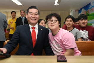 맑음샘 장애인복지센터 방문 대표이미지