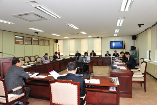 재해대책특별위원회 회의모습 대표이미지